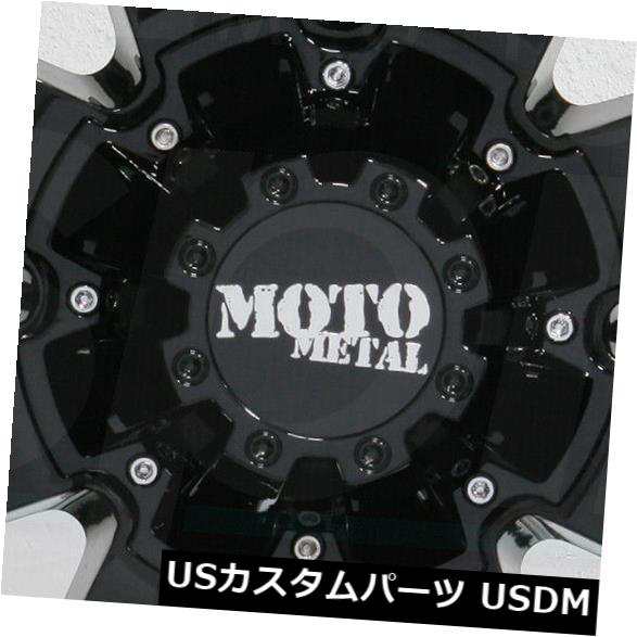 ホイール 4本セット 4-新しい22 "Moto Metal MO962ホイール22x14 5x5.5 / 5x150 -76ブラックミルドの通販は