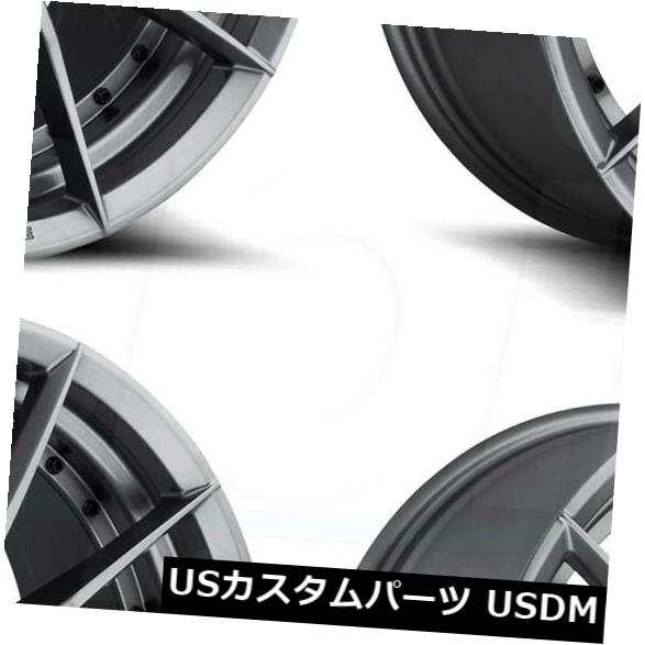 ホイール 4本セット 4-新しい20 "ニッチセクターM197ホイール20x9 / 20x10.5 5x120 35/35 GunMetalの通販は