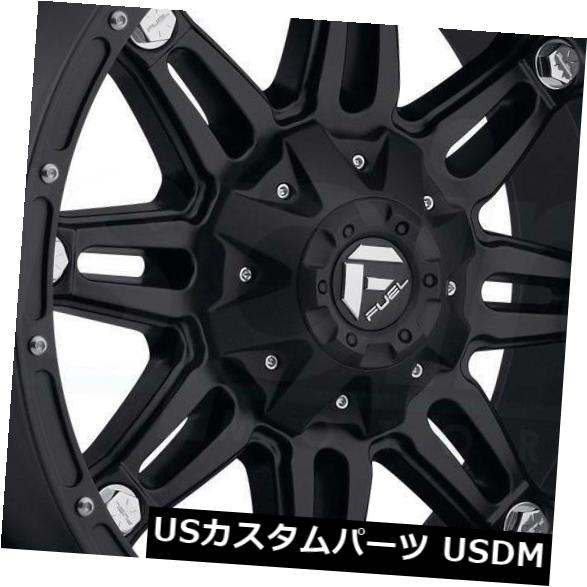 ホイール 4本セット 4-新しい22 "燃料人質D531ホイール22x14 6x135 / 6x5.5 -76マットブラックリム  4-Neの通販は 262,548円