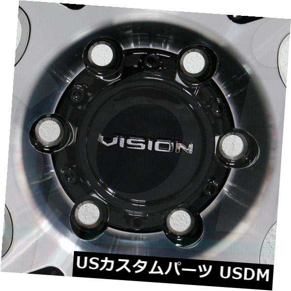 ホイール 4本セット 4-新しい20 "Vision 388シャドウホイール20x12 8x6.5 / 8x165.1 -51ブラックマシンの通販は