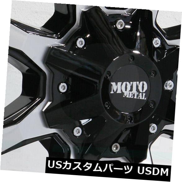 ホイール 4本セット 18x10 Moto Metal MO970 6x135 / 6x5.5 -24ブラックマシンホイールリムセット（4）の通販は