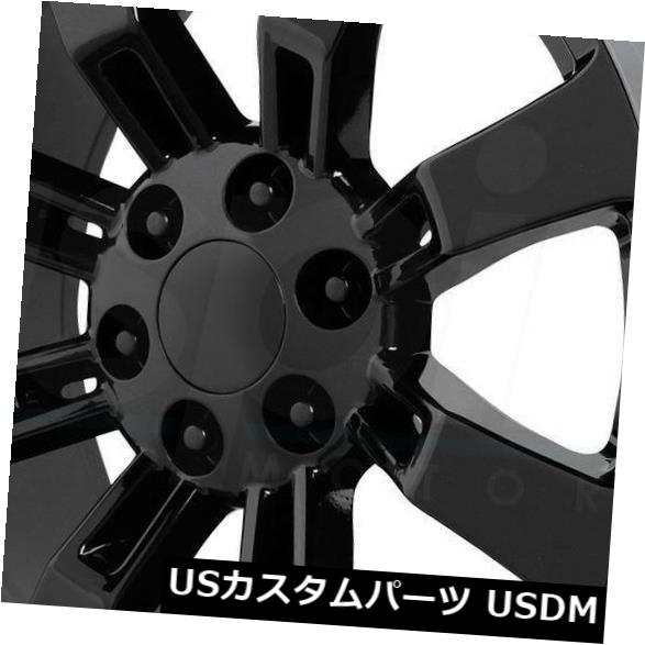 ホイール 4本セット 22x9レプリカV1173デナリエスカレード6x5.5 31サテンブラックホイールリムセット（4）  22x9 Repの通販は