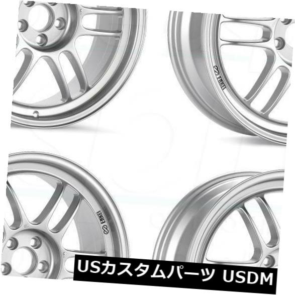 ホイール 4本セット 17x7.5エンケイRPF1 5x112 48シルバーペイントホイールリムセット（4）  17x7.5 Enkei Rの通販は 201,300円
