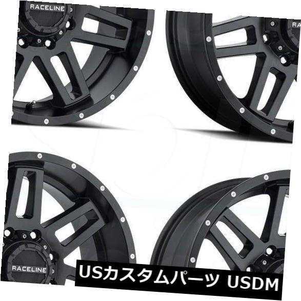 ホイール 4本セット 20x9 Raceline 931Bインジェクター6x135 / 6x5.5 20ブラックホイールリムセット（4）  の通販は