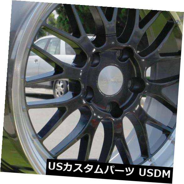 ホイール 4本セット 19x8.5 / 19x9.5 ESR SR05 SR5 5x120 30/35 Gun Metal Wheels Nの通販は