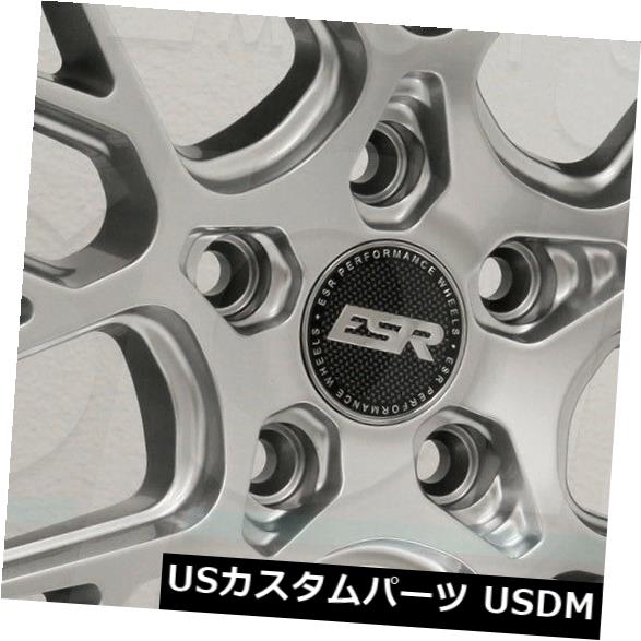 ホイール 4本セット 18x9.5 ESR CS11 5x112 22ハイパーシルバーホイールリムセット（4）  18x9.5 ESR CSの通販は