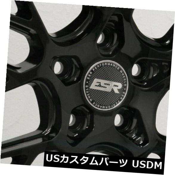 ホイール 4本セット 18x9.5 ESR CS11 5x112 35グロスブラックホイールリムセット（4）  18x9.5 ESR CS1の通販は