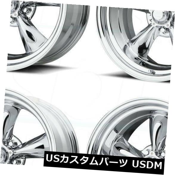 ホイール 4本セット 15x7 / 15x8 VN615 Torq Thrust 1 Pc 5x114.3 / 5x4.5 -6/0クロームの通販は