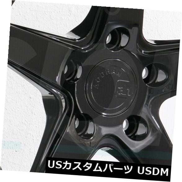 ホイール 4本セット 19x11 Aodhan DS05 DS5 5x108 15ブラックホイールリムセット（4）  19x11 Aodhaの通販は