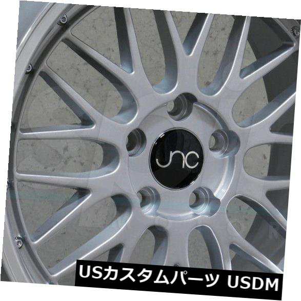 ホイール 4本セット 20x10 JNC 005 JNC005 5x114.3 25シルバーマシンリップホイールリムセット（4）  20x1の通販は