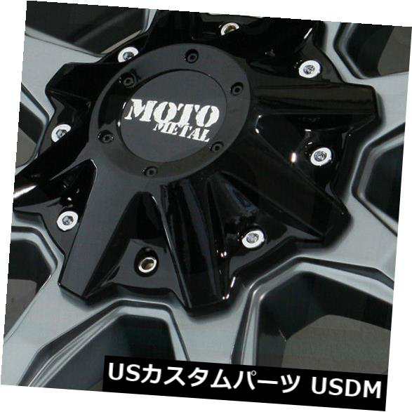 ホイール 4本セット 17x8 Moto Metal MO970 8x180 0ガンメタルブラックホイールリムセット（4）  17x8 Moの通販は