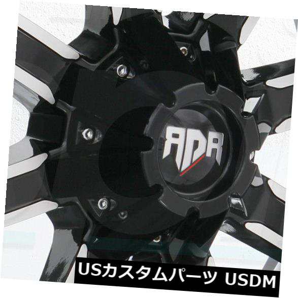 ホイール 4本セット 20x12 RDR RD01 RD1 8x6.5 / 8x165.1 -44グロスブラックマシンホイールリムセット（4の通販は