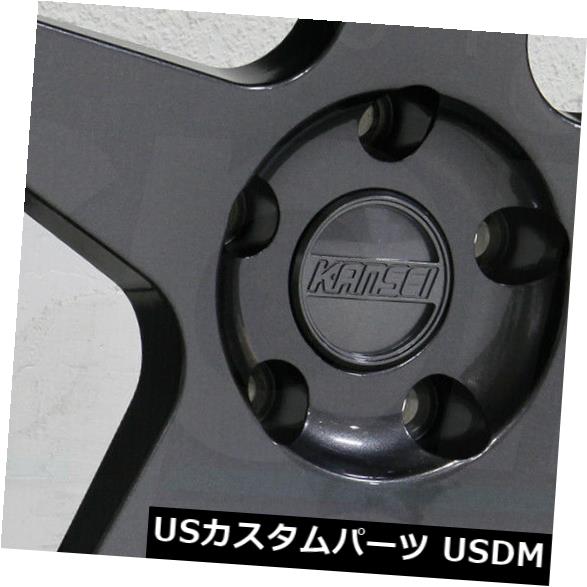 ホイール 4本セット 18x9 / 18x10.5 Kansei Knp 5x114.3 12/12 Gunmetal Wheels Rimの通販は