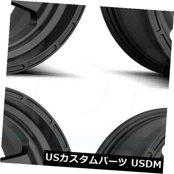 ホイール 4本セット 17x9フューエルショックD664 5x5 / 5x127 1ブラックホイールリムセット（4）  17x9 Fuel の通販は