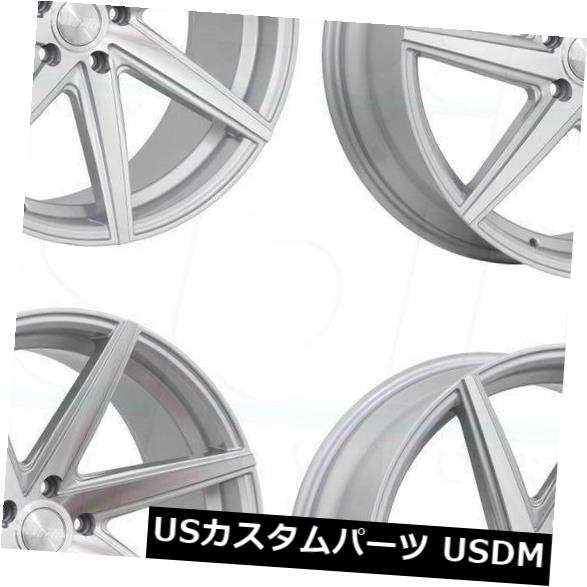 ホイール 4本セット 20x8.5 F1R F35 5x114.3 35マシンシルバーホイールリムセット（4）  20x8.5 F1R F3の通販は