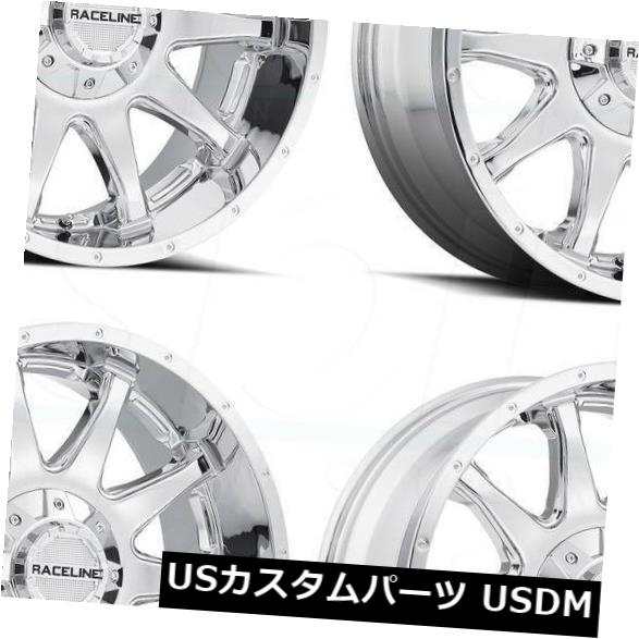 ホイール 4本セット 16x8 Raceline 930C Shift 6x5.5 / 6x139.7 0クロームホイールリムセット（4） の通販は
