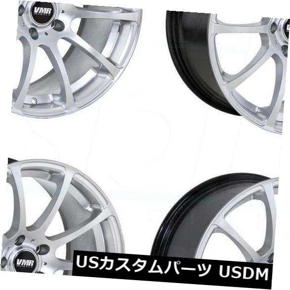 ホイール 4本セット 18x9.5 VMR V701 5x112 45ハイパーシルバーホイールリムセット（4）  18x9.5 VMR V7の通販は 390,720円