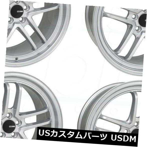 ホイール 4本セット 18x8.5 Enkei TSP5 5x114.3 40シルバーペイントホイールリムセット（4）  18x8.5 Enの通販は 194,700円