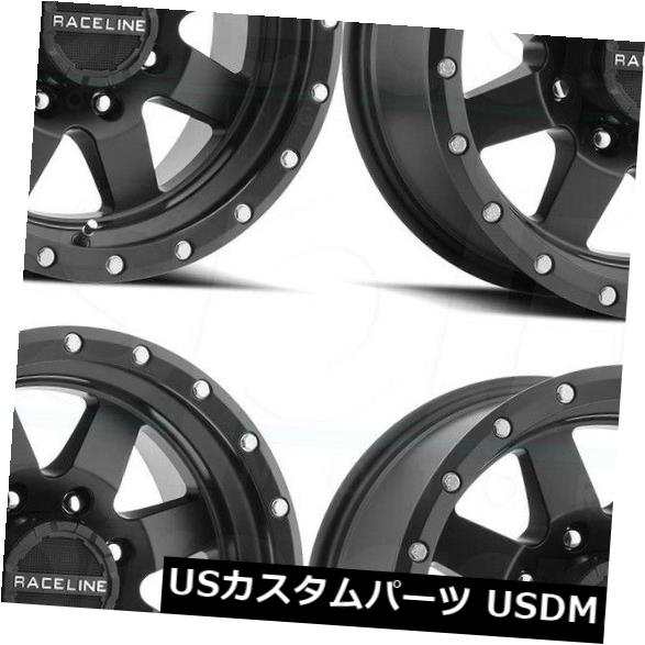 ホイール 4本セット 18x9 Raceline 935B Defender 6x135 18ブラックホイールリムセット（4）  18x9 の通販は 389,400円