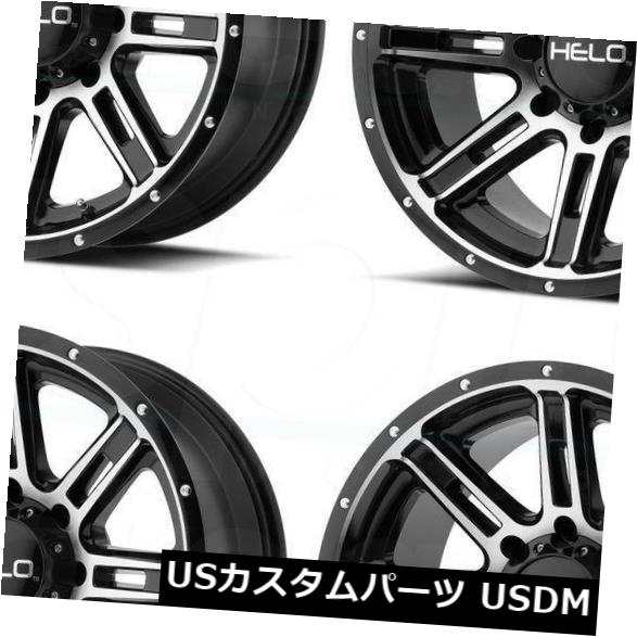 ホイール 4本セット 20x9 Helo HE900 6x135 0グロスブラックマシンホイールリムセット（4）  20x9 Helo HEの通販は