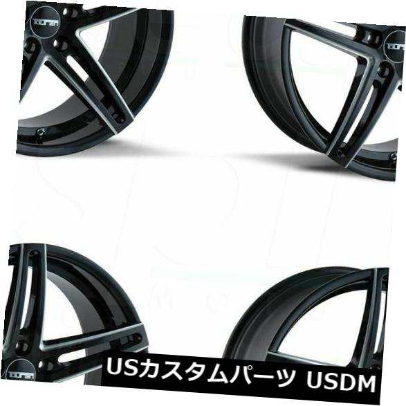 ホイール 4本セット 20x10 Touren TR73 5x112 40グロスブラックミルドホイールリムセット（4）  20x10 Touの通販は