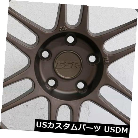 ホイール 4本セット 18x9.5 / 18x10.5 ESR SR11 5x112 35/15ブロンズホイールリムセット（4）  18x9の通販は
