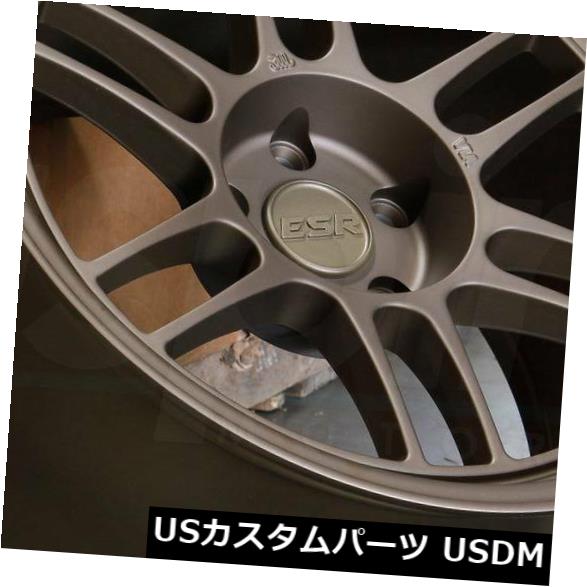ホイール 4本セット 18x9.5 / 18x10.5 ESR SR11 5x112 35/15ブロンズホイールリムセット（4）  18x9の通販は