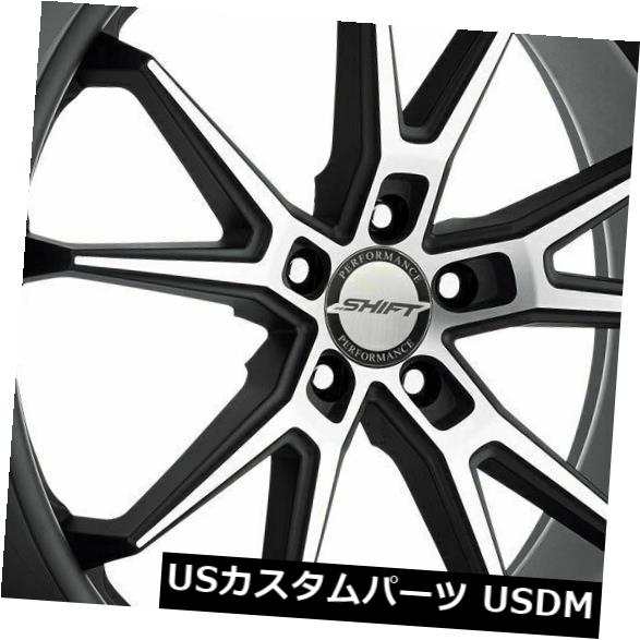 ホイール 4本セット 22x10.5シフトH31カレラ5x114.3 42ブラックマシンホイールリムセット（4）  22x10.5 Shifの通販は 192,720円