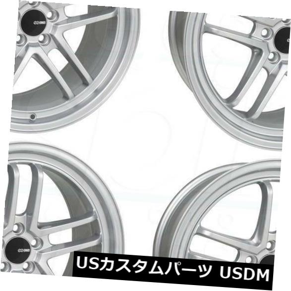 ホイール 4本セット 18x8.5 Enkei TSP5 5x114.3 35シルバーペイントホイールリムセット（4）  18x8.5 Enの通販は
