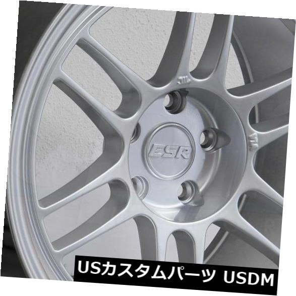 ホイール 4本セット 18x9.5 ESR SR11 5x120 35ハイパーシルバーホイールリムセット（4）  18x9.5 ESR SRの通販は 190,740円