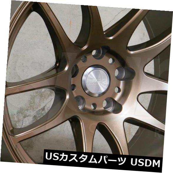 ホイール 4本セット 18x8.5 / 18x10.5 ESR SR08 SR8 5x120 30/15ブロンズホイールリムセット（4）