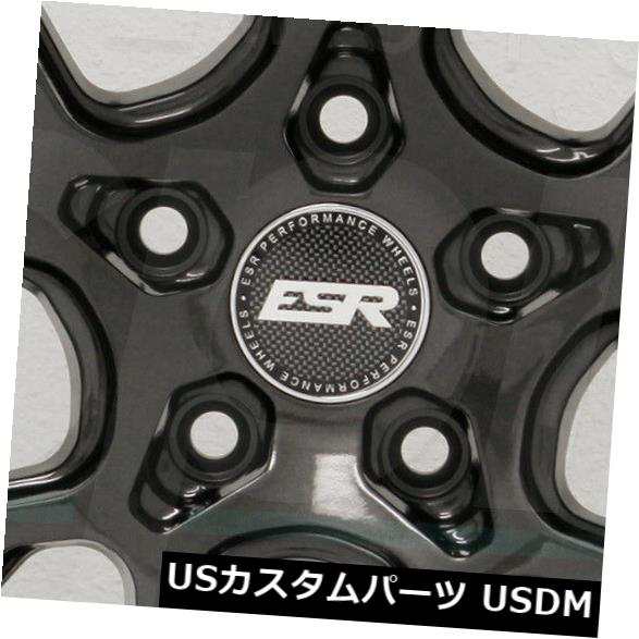 ホイール 4本セット 18x9.5 ESR CS11 5x114.3 22ガンメタルグラファイトホイールリムセット（4）  18x9.5 Eの通販は