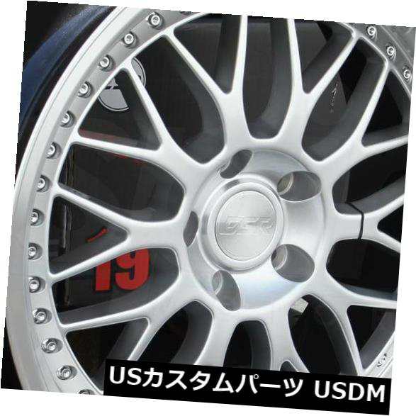 ホイール 4本セット 19x8.5 ESR SR01 SR1 5x120 30ハイパーシルバーホイールリムセット（4）  19x8.5 ESの通販は