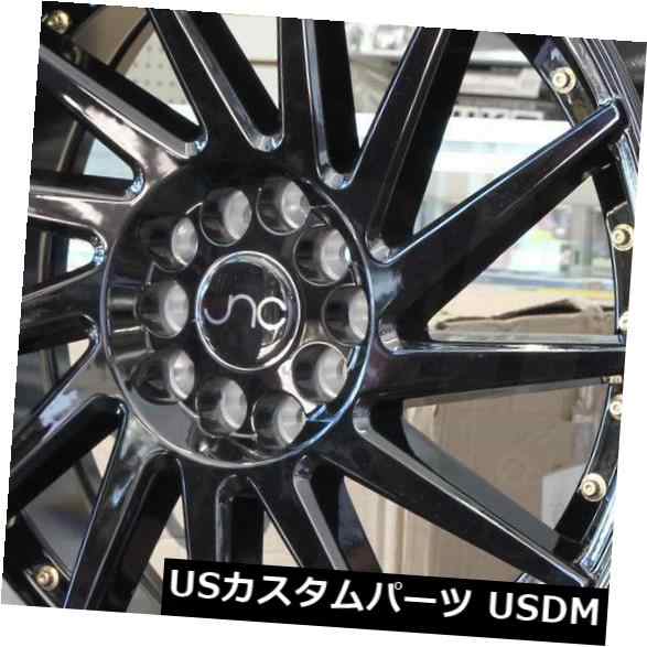 ホイール 4本セット 19x10.5 JNC 051 JNC051 5x112 30グロスブラック。 ホイールリムセット（4）  19x10の通販は
