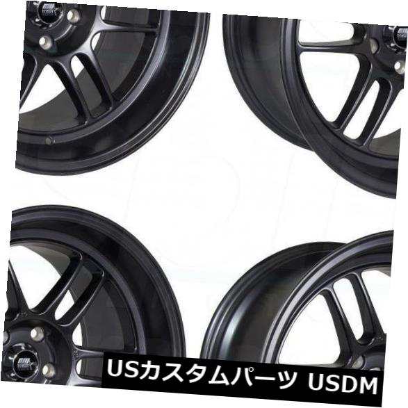 ホイール 4本セット 18x9.5 MST鈴鹿5x112 12マットブラックホイールリムセット（4） 18x9.5 MST Suzuka ｜au  PAY マーケット