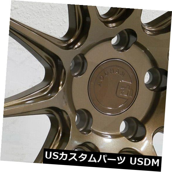 ホイール 4本セット 19x9.5 / 19x11 Aodhan DS07 DS7 5x114.3 15/22ブロンズホイールリムセット（4の通販は 185,460円