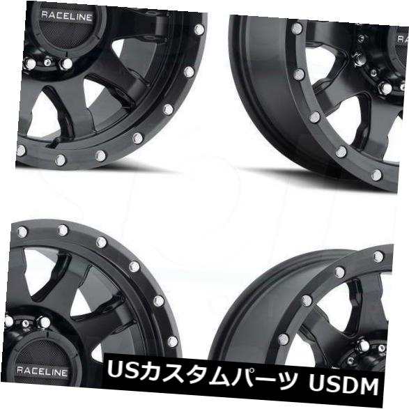 ホイール 4本セット 17x9 Raceline 934Bクラッチ8x170 -12ブラックホイールリムセット（4）  17x9 Racelの通販は