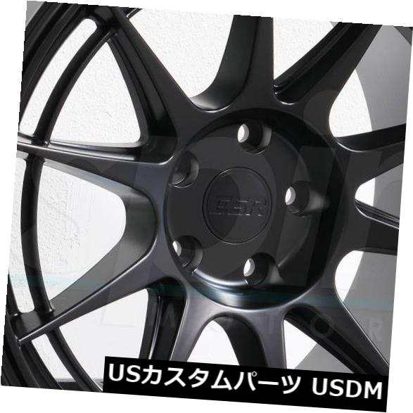 ホイール 4本セット 18x9.5 / 18x10.5 ESR SR13 5x114.3 15/22マットブラックホイールリムセット（4） の通販は