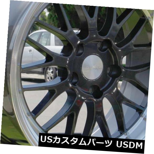 ホイール 4本セット 18x9.5 / 18x10.5 ESR SR05 SR5 5x114.3 35/22ガンメタルホイールリムセット（4の通販は