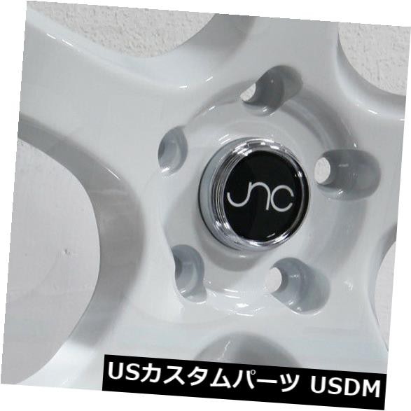 ホイール 4本セット 19x9.5 JNC 017 JNC017 5x114.3 22ホワイトマシンリップホイールNew set（4）  1の通販は