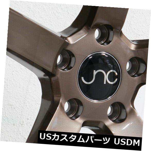 ホイール 4本セット 19x9.5 JNC 026 JNC026 5x112 40グロスブロンズホイールの新しいセット（4）  19x9.5の通販は