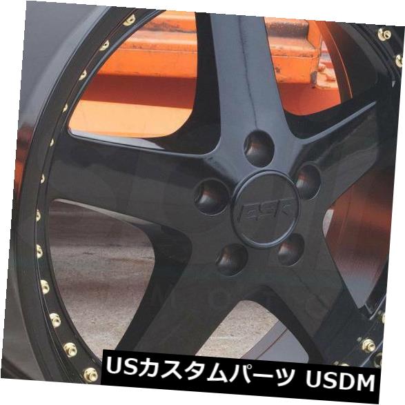 ホイール 4本セット 18x9.5 ESR SR04 SR4 5x100 35グロスブラックホイールリムセット（4）  18x9.5 ESRの通販は
