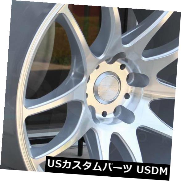 ホイール 4本セット 18x9.5 ESR SR08 SR8 5x120 22機械加工シルバーホイールリムセット（4） 18x9.5 ESの通販は