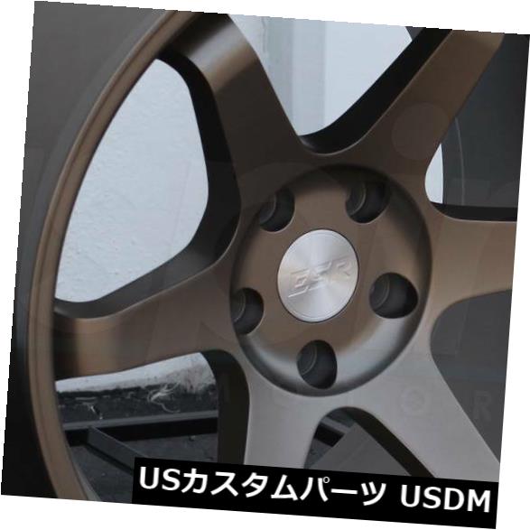 ホイール 4本セット 18x8.5 / 18x10.5 ESR SR07 SR7 5x114.3 30/22ブロンズホイールリムセット（4）の通販は