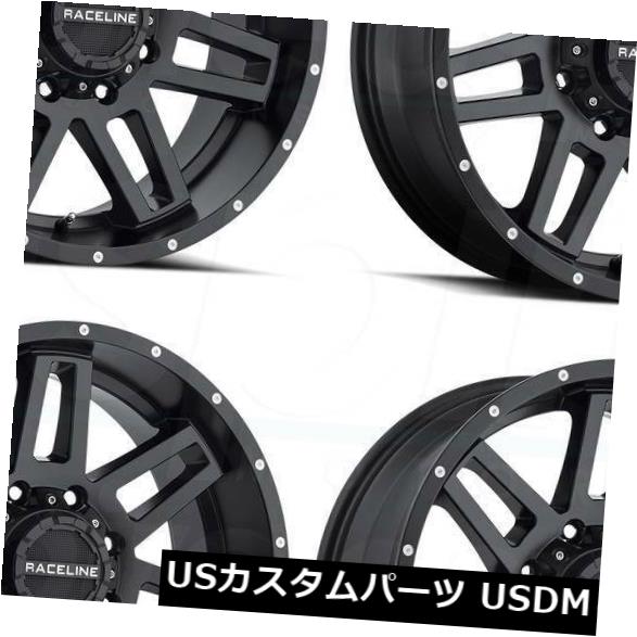 ホイール 4本セット 18x9 Raceline 931Bインジェクター5x5.5 / 5x150 18ブラックホイールリムセット（4） の通販は