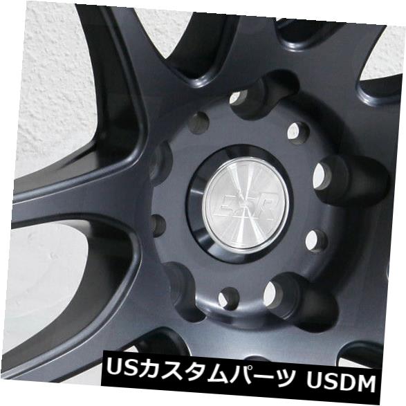 ホイール 4本セット 18x8.5 / 18x9.5 ESR SR08 SR8 5x120 30/22チタンホイールリムセット（4）  18の通販は