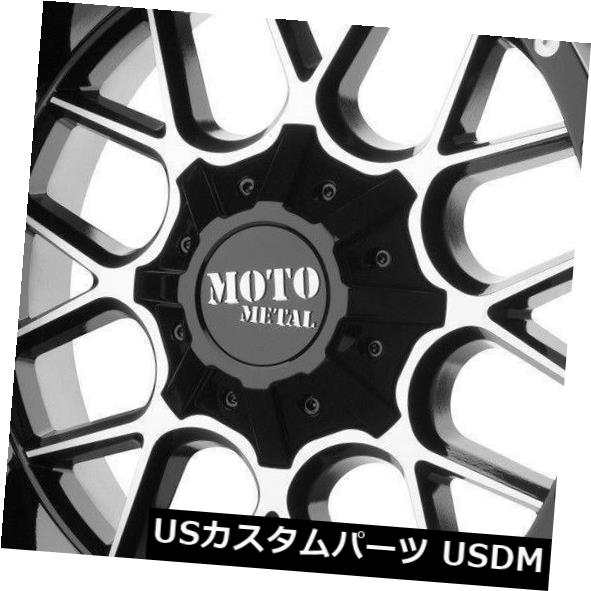 ホイール 4本セット 24x14 Moto Metal MO986 Siege 6x135 / 6x5.5 -76ブラックマシンホイールリムの通販は