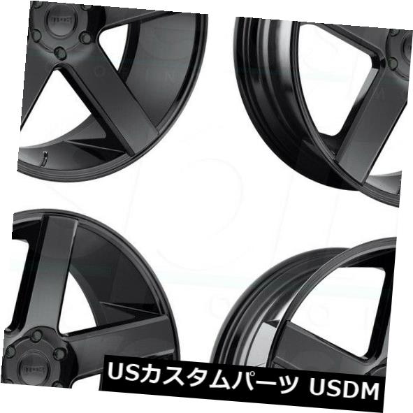 ホイール 4本セット 30x10 DUB Baller S216 5x115 12グロスブラックホイールリムセット（4）  30x10 DUの通販は