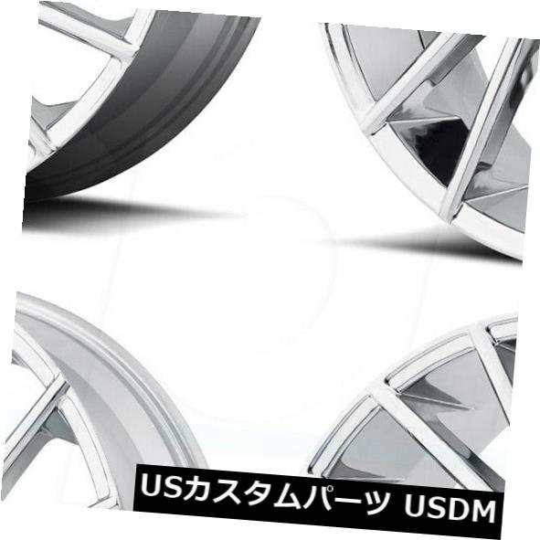 ホイール 4本セット 24x9 Asanti Black ABL-18 Matar 6x135 / 6x5.5 15 Chrome Wheeの通販は