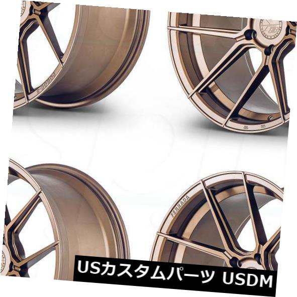 ホイール 4本セット 20x9 / 20x10.5フェラーダF8-FR5 5x120 35/40マットブロンズホイールリムセット（4）  2の通販は